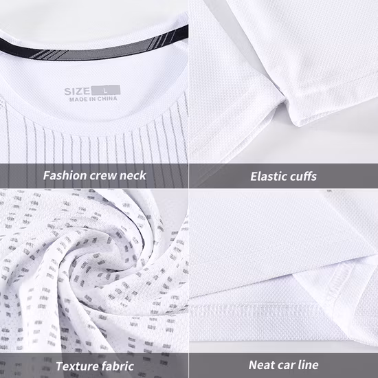 Camiseta al por mayor 89% poliéster 11% Spandex hombres ropa deportiva logotipo personalizado camiseta lisa hombres camiseta