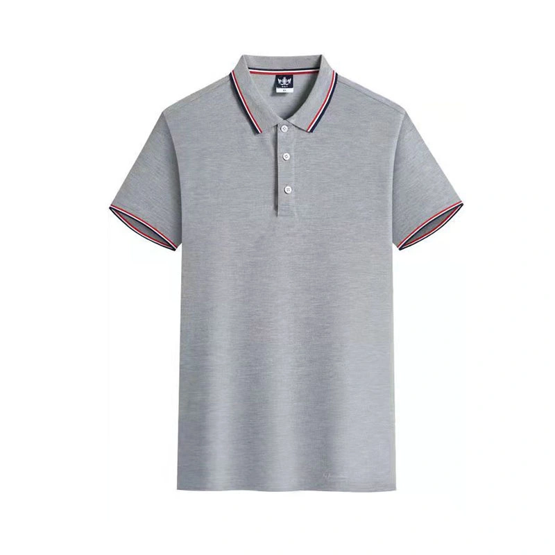 Customized Pure Cotton Pique Quickly Dry Fit Men Recycled Plain Golf Short Sleeves Polo Shirt