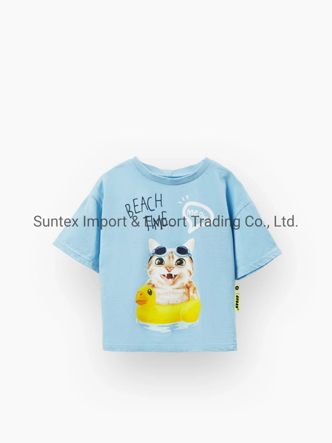 100% Cotton Digital Print Kids T-Shirts Jersey Cotton Kids Wear