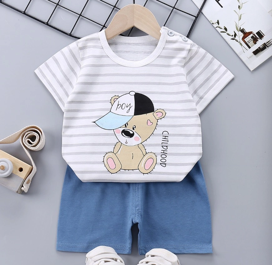 25 Kinds of Newest Design Kids T Shirt Item Number Qh8008 Summer Kids T Shirt