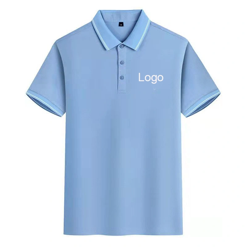 Customized Pure Cotton Pique Quickly Dry Fit Men Recycled Plain Golf Short Sleeves Polo Shirt