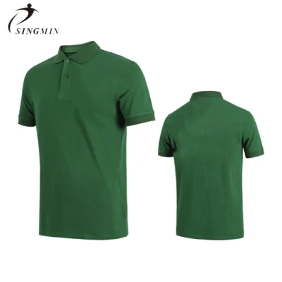 Camisas de golf para hombre Polo de golf liso formal