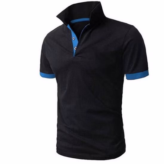 Verano personalizado golf raya slim fit 100% algodón manga larga cuello atlético polo hombres ropa