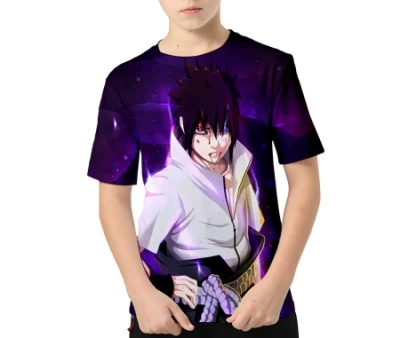 Niños Anime camiseta Cosplay 3D impreso niños camiseta para niño y niña Cosplay traje de manga corta Esg16788