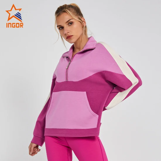 Ingor Ropa deportiva Ropa deportiva Ropa Gimnasio Ropa para correr Venta al por mayor Moda unisex Mujeres de alta calidad Etiqueta privada Sudaderas deportivas Jogging Trajes de sudor Chándal