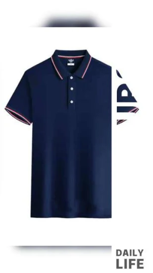 Polo de manga corta de golf liso reciclado para hombre de secado rápido de piqué de algodón puro personalizado