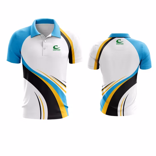 Venta al por mayor personalizada Camiseta de calidad de algodón Camiseta impresa lisa Camisetas deportivas Camiseta de poliéster barata Promocional Hombres Mujeres Impresión de moda Polo de golf